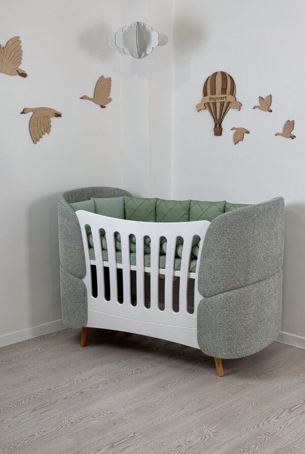Овальная детская кроватка Трансформер Fly Bed