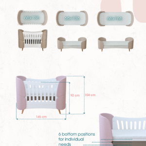 Овальная детская кроватка Трансформер Fly Bed — изображение 3