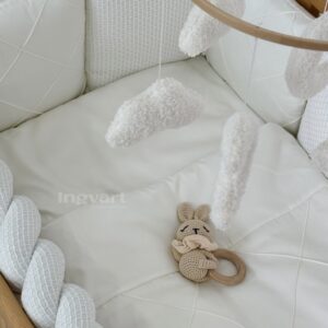 Satiinist voodipesu "Platinum White" - Image 7