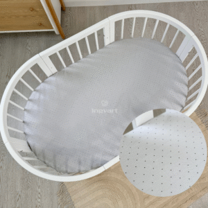 Rinefors sheet with graphite dots on gray