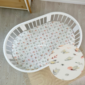 Cotton sheet with butterflies
