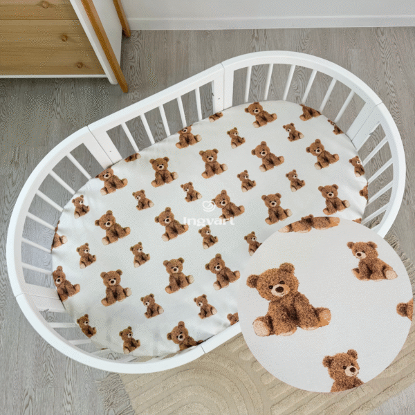 "Big Bears" cotton sheet.