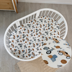 Cotton sheet "Cars with balls"