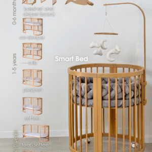 Овальная детская кроватка-трансформер Smart Bed Round 9-в-1 — изображение 3