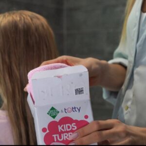 Roheline Fiber & Totty Baby juuste turban - Image 4