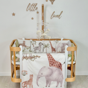 Safari bedding.