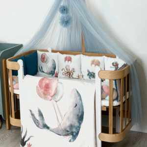 Blue Whale bedding.