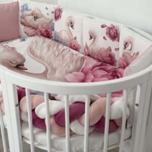 Swan in peonies" bedding - Image 5