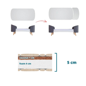 Дополнительная часть матраса в кроватки Fly 5см