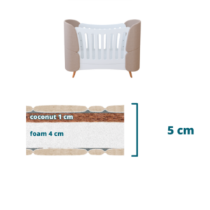 Fly Bed 5 cm lastevoodi madrats