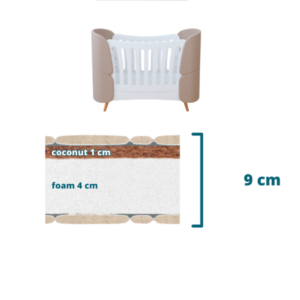 Fly Bed 9 cm lastevoodi madrats